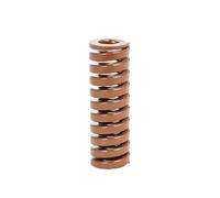 1 pz Molla for stampaggio a matrice elicoidale Molla for stampaggio a compressione a spirale OD 20 mm ID 10 mm L 20-55 mm(20x10x30mm,Brown)