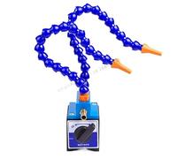 1 pz Morsa da tavolo con morsetto Stazione di saldatura con bracci Supporto for saldatore Pcb Riparazione saldatura Strumento di terza mano(Double outlet)