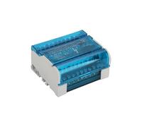 1 pz Morsettiera for guida DIN WKH-207/211/215/407/411/415 Blocco di distribuzione modulare Vite Scatola di giunzione universale for cavi elettrici(WKH411)