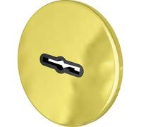 1 PZ MOSTRINA TONDA DOPPIA MAPPA 30 CR OTTONE MM 60