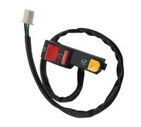 1 Pz Moto Electric Start Stop On Off Pulsante Kill Interruttore Manubrio Per Moto Dirt Quad Bike Interruttore Di Avviamento Accensione Moto Da 7/8" pulsante Motocicletta