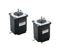 1 pz. Motore passo-passo Nema23 57HS82, 2 fasi, 4 fili, 2,2 Nm, 3 A, 4 A, lunghezza 82 mm, diametro 6,35 mm/8 mm, for stampante 3D a controllo numerico computerizzato.(8mm Dual shaft)