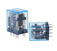 1 pz MY2NJ HH52P DPDTMY2P Bobina In Miniatura Generale Elettromagnetico Interruttore del Relè Intermedio AC5A 250 V WithLED AC110/220 V DC12/24 V(AC,110V)