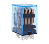 1 PZ MY4 Relè elettromagnetico generale piccolo Relè di potenza AC12V/24V/110V 220V Relè MY4NJ Bobina 4NO 4NC Relè(DC,6V)