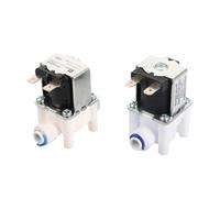 1 pz NC 1/4" Valvola elettromagnetica ad accesso rapido 12 V 24 V Interruttore di velocità di ingresso aria acqua Purificatore d'acqua Lavatrice Dispenser(DC 24V)