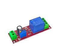 1 Pz NE555 DK555 Timer Interruttore Regolabile Modulo di Disconnessione Relè Ritardo DC 12 V Scudo 0~10 S