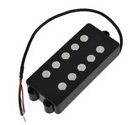 1 PZ Nero 5 String Tipo Aperto BASSA Pickup Per Chitarra Humbucker Per Bass Coil Con 4 Corewire pickup