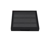 1 PZ Nero Vuoto Eyeshadow Palet Eyeshadow Makeup Palette 12 Griglie Lipstick Container Organizer Pan per DIY Cosmetic Foundation Blush
