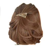 1 pz New Charms Vintage Gold Geometrica triangoli fermacapelli fermacapelli Accessori per donna ragazzaTrattamento seducente