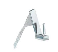 1 PZ Nordic Creativo Bagno Rubinetto Del Bacino Ottone Controsoffitto Montaggio Maniglia Singola Rubinetto Rubinetto Calda e Fredda Lavabo Contenitore Lavello Gru(Chrome)