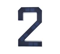 1 Pz. Numeri Civici Da 6,7 pollici for Cartelli Stradali Esterni Impermeabili for Case, Decora Il Numero Della Tua Porta (2)