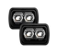1 Pz O 2 Pz Per GMC Universal Car Rettangolo 5X7" 7x6 Pollici LED Fari Anabbaglianti H4 Accessori Di Ricambio Per Fari Gruppo Faro Anteriore(2pcs 90W)