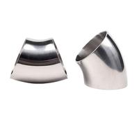 1 pz O/D 16/19/25/28/32/34/38/45/51/57/63 mm 304 acciaio inossidabile sanitario raccordo a gomito da 45 gradi(114x2mm)
