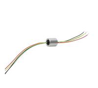 1 pz OD 8 mm/11 mm/12,4 mm Mini Gimbal/Ruota da pesca visiva Anello di contatto in metallo 360 gradi Ancora Pesce 4CH 2A Anello di contatto conduttivo(Dia 11mm 4CH 2A)