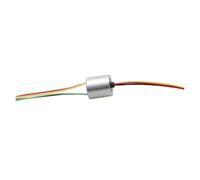 1 pz OD 8mm/11mm/12.4mm Mini anello di contatto in metallo 360 gradi ancora pesce 4 canali 2A anello di contatto conduttivo(Dia 8mm 4CH 2A)