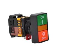 1 pz ON OFF START STOP Pulsante con indicatore luminoso Interruttore momentaneo Rosso Verde