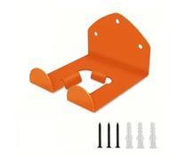 1 pz. Organizer for Garage, Porta-decespugliatore, Porta-Utensili da Giardino, Supporto da Parete for Attrezzi da siepe e Prato(Orange 3hole)