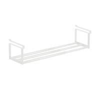 1 pz. Organizer for scarpiera espandibile regolabile sotto il mobile, set telescopico da appendere for risparmiare spazio(White)
