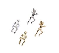 1 PZ Oro Argento Colore Figura A Forma di Orecchini Clip Dell'orecchio Arrampicata Donne Scalatore Polsino Dell'orecchio Non Trafitto Clip Dell'orecchio Cartilagine OreccDeft è stato elaborato