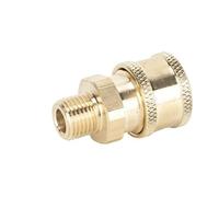 1 pz ottone 3/8 pollici a filettatura M14 connettore rapido autolavaggio alta pressione attacco rapido adattatore for pistola ad acqua for irrigazione da giardino(A-M14-MM)