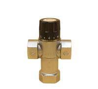 1 PZ ottone G1 "DN25 doccia solare rubinetto valvola termostatica DN20/G3/4" valvola miscelatrice automatica 'acqua(3/4")