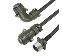 1 pz P20 2/3/4/5/7 pin con connettore a filo(Double angle plug,2M,2P)