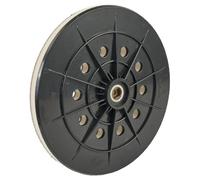 1 pz - Pad di backup levigatrice muro a secco gancio e anello 10 fori 9 pollici
