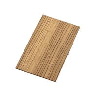 1 Pz. Paletta Per Chitarra, Impiallacciatura, Decorazione, Parte Posteriore In Legno Massello. Materiali e accessori per la realizzazione di chit(Zebra)