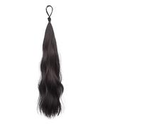 1 pz parrucca sintetica capelli bundle donne aumento capelli autoavvolgente chignon basso legato coda di cavallo soffici mèches acconciatura(5)