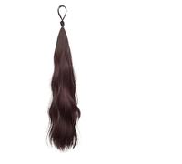 1 pz parrucca sintetica capelli bundle donne aumento capelli autoavvolgente chignon basso legato coda di cavallo soffici mèches acconciatura(8)