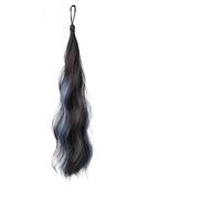 1 pz parrucca sintetica capelli bundle donne aumento capelli autoavvolgente chignon basso legato coda di cavallo soffici mèches acconciatura(14)