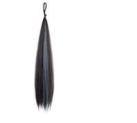 1 pz parrucca sintetica capelli bundle donne aumento capelli autoavvolgente chignon basso legato coda di cavallo soffici mèches acconciatura(12)