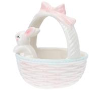 1 PZ Pasqua Basket Bunny Garden Decor Yard Decor TabletP Adorn Adorn Adorn