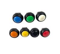 1 pz PBS-33b 2 pin mini interruttore 12 mm 12 V 1 A impermeabile pulsante momentaneo interruttore dal momento del ripristino non bloccabile(1PCS white)