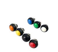 1 pz PBS-33b 2 pin mini interruttore 12 mm 12 V 1 A impermeabile pulsante momentaneo interruttore dal momento del ripristino non bloccabile(1PCS yellow)