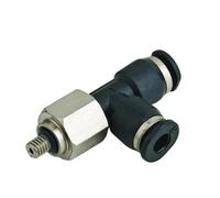 1 pz PD - C M3 M5 1/8 Compact One Touch Mini Raccordi Parti pneumatiche Maschio Run Tee Raccordo Parti del compressore d'aria(PD 03 M5C 3mm M5,1PC)