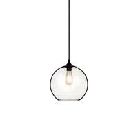 1 pz Pendant Light Globe Glass Transparent D:300mm