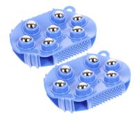 1 Pz Pennello da massaggio Meridian Rotazione a 360 gradi Sette sfere Muscoli