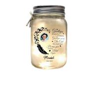 1 pz Personalizzato La Tua Immagine e Nome I Am Always With You Regali di simpatia, Centrotavola e Luci Decorativi Personalizzati, Regalo Memoriale Per La Perdita Di Mamma, Papà