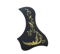 1 Pz Phoenix Flower Bird Pattern Chitarra Acustica Battipenna Pick Guard Sticke Strumenti A Corda Parti Di Chitarra(Gold Phoenix)