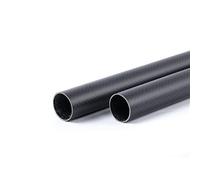 1 pz Pianura Opaco Tubo In Fibra di Carbonio 500mm Lunghezza 3K Tessuto In Fibra di Carbonio Tubo Avvolto 4 5 6 7 8 9 10 11 12mm Tubo In Fibra di Carbonio(28x26mm)