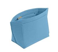 1 pz piccola borsa tote timida di stoccaggio e finitura interna fodera borse inserto organizer adatto per Viaggio(Sky Blue,21x13x17cm)