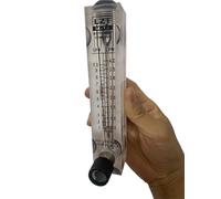 1 pz Piccolo pannello flussimetro galleggiante in vetro organico aria azoto flussometro rotore flussimetro(0.5-4LPM)