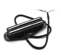 1 pz pickup per chitarra dual hot rail single coil humbucker parti di chitarra aceessaries Pickup Strumento Chitarra(Black with chrome)
