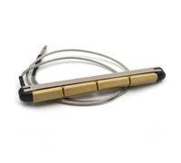 1 Pz Pickup Piezo Sotto La Sella Del Ponte Pickup Piezo Corda Per Chitarre Acustiche A 4/6 Corde Basso Pickup Bastoncino In Legno Per Basso(4)