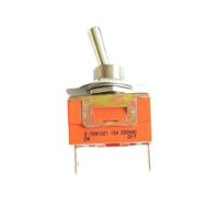 1 PZ piedini di saldatura 10A interruttore a levetta corrente E-TEN1021 interruttore a levetta bilanciere 2 piedi apertura 12MM