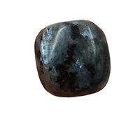 1 pz pietra del sangue naturale quadrata pietre burattate cristallo lucido pietre preziose minerali decorazione per la casa (colore: larvikite, dimensioni: 1 pezzo 15-20 mm)