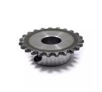 1 pz. Pignone 04C 24 denti Foro interno 8/10/12/15 mm 25H 45# Pignone in acciaio Ruota da tavolo Foro finito Foro for vite del pignone M5(12mm,1pc 24 Teeth)
