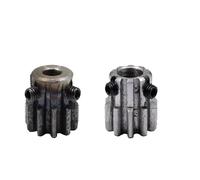 1 pz Pignone dentato 10T 10 denti Mod 1,5 M=1,5 m Foro 6/8 mm Denti a destra 45# Ingranaggio positivo in acciaio Cremagliera CNC(6mm)