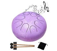 1 PZ Pioggia Tamburo Ad Alta Resistenza In Acciaio Al Carbonio Per Esterni Yoga Meditazione Mini Drum Pioggia